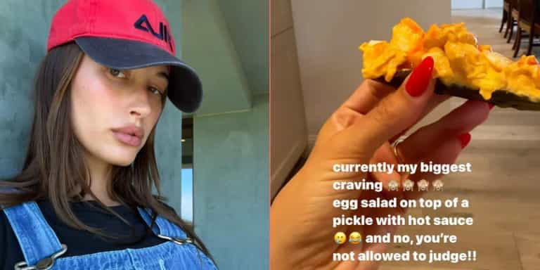 Hailey Bieber reveals her biggest pregnancy craving so far and baby name news Hailey Bieber reveals her biggest pregnancy craving so far and baby name news