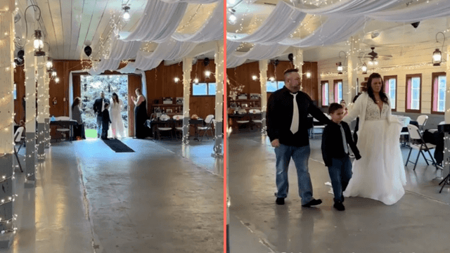 Bride heartbroken as doors open to an empty venue before she walks down the aisle Bride heartbroken as doors open to an empty venue before she walks down the aisle