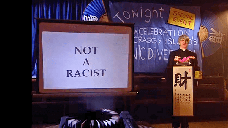 Classic Father Ted episode gets trigger warning on streaming over ‘offensive’ content Classic Father Ted episode gets trigger warning on streaming over ‘offensive’ content