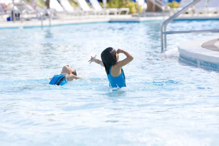 Parents should not let children wear blue swimsuits this summer as it poses dangerous risk Parents should not let children wear blue swimsuits this summer as it poses dangerous risk