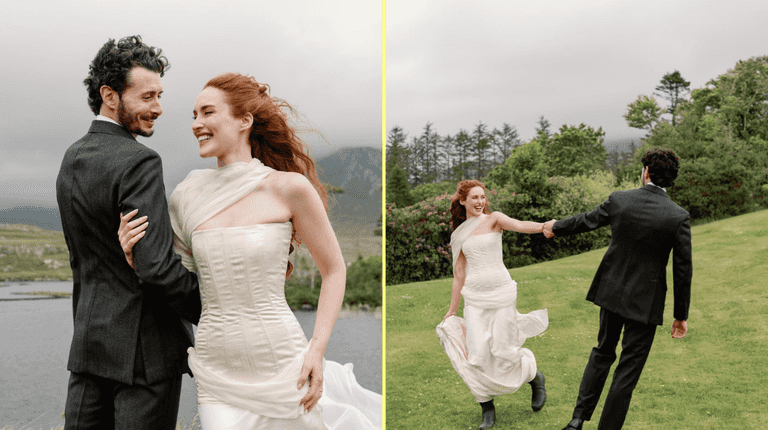 Roz Purcell shares official wedding photos with partner Zach Desmond Roz Purcell shares official wedding photos with partner Zach Desmond