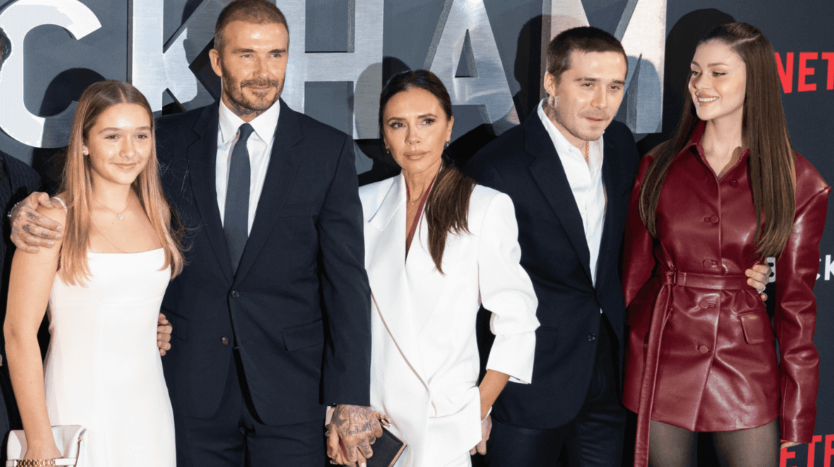 Harper Beckham makes a five mile journey to visit estranged brother Brooklyn Harper Beckham makes a five mile journey to visit estranged brother Brooklyn