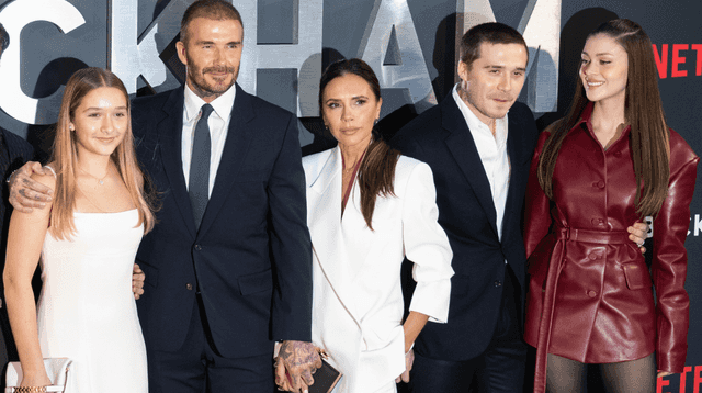 Harper Beckham makes a five mile journey to visit estranged brother Brooklyn Harper Beckham makes a five mile journey to visit estranged brother Brooklyn