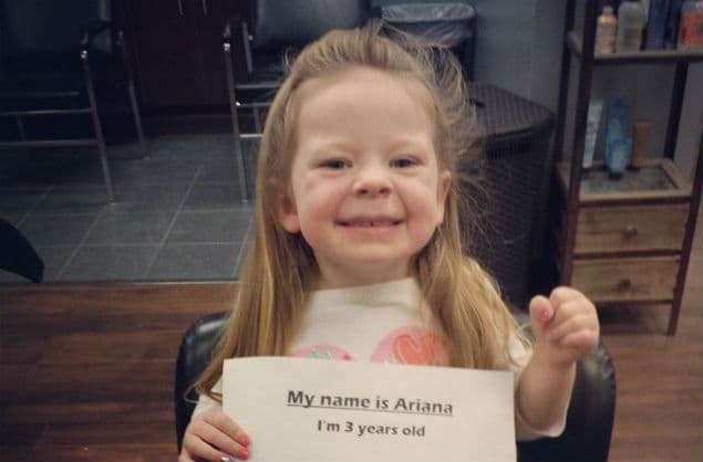 PICS: This 3-Year Old Girl Just Chopped Her Long Hair In Half To Share It With A Sick Friend PICS: This 3-Year Old Girl Just Chopped Her Long Hair In Half To Share It With A Sick Friend