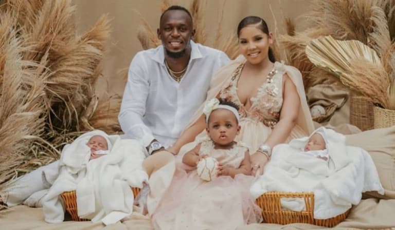 Usain Bolt names one of newborn twins Thunder… Thunder Bolt Usain Bolt names one of newborn twins Thunder… Thunder Bolt