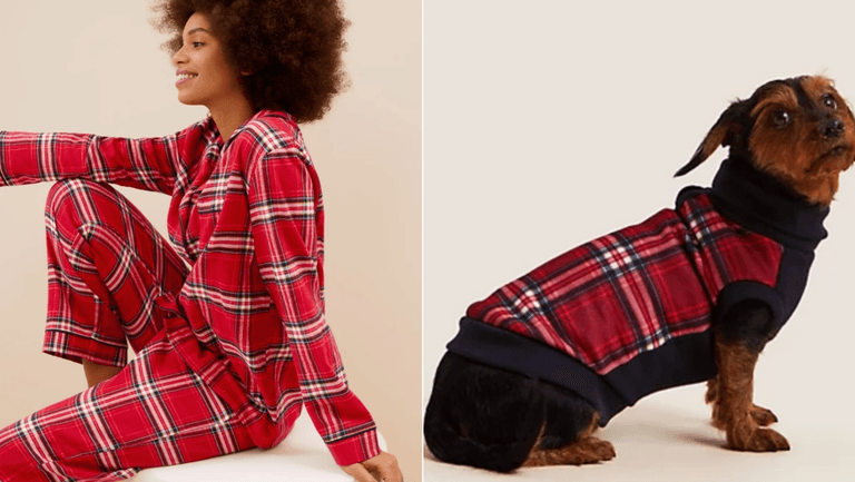 M&S are selling matching Christmas PJs for you and your dog M&S are selling matching Christmas PJs for you and your dog