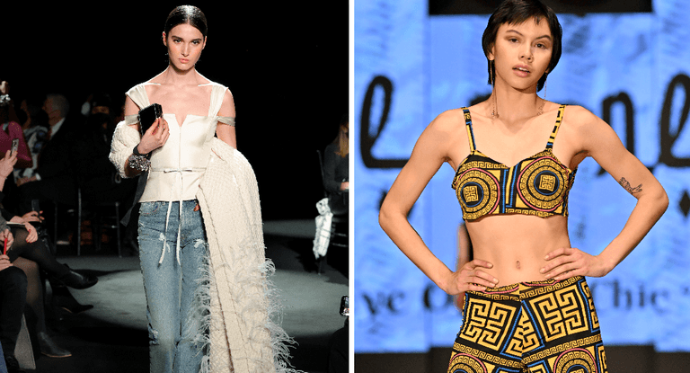 The mini skirt is back – but low rise is coming alongside it The mini skirt is back – but low rise is coming alongside it