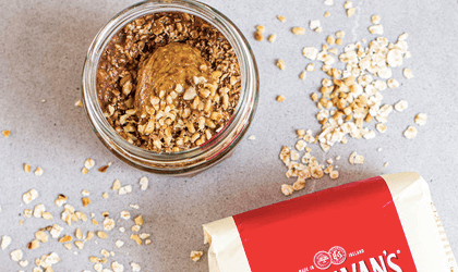 These chocolate hazelnut overnight oats are the gluten-free breakfast of dreams These chocolate hazelnut overnight oats are the gluten-free breakfast of dreams