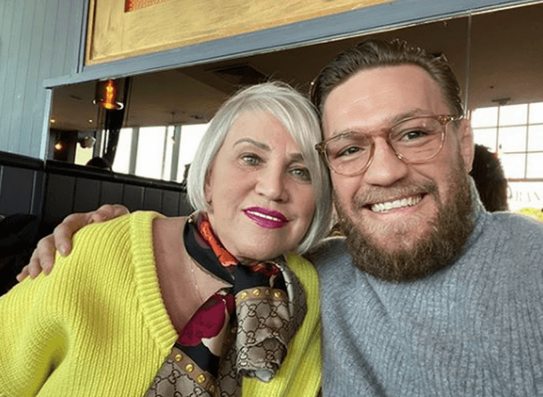 Conor McGregor slammed for Halloween photo of mum in ‘black face’ Conor McGregor slammed for Halloween photo of mum in ‘black face’