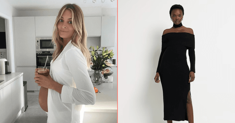 Get the Louise Cooney look with her affordable knit dress from River Island Get the Louise Cooney look with her affordable knit dress from River Island