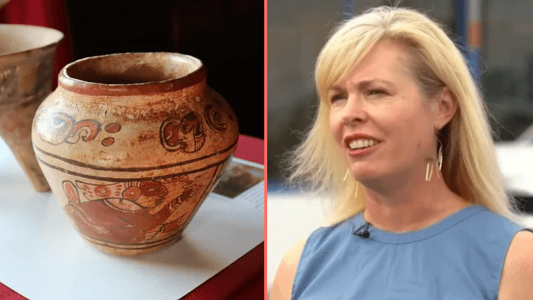 Woman finds priceless 2000-year-old Mayan vase in charity shop Woman finds priceless 2000-year-old Mayan vase in charity shop