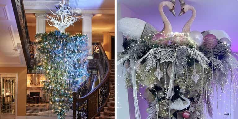 Upside-down Christmas trees are back in vogue for 2021 – again Upside-down Christmas trees are back in vogue for 2021 – again