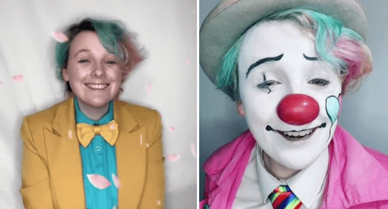 Donegal woman kicked off Tinder for dressing like a clown Donegal woman kicked off Tinder for dressing like a clown
