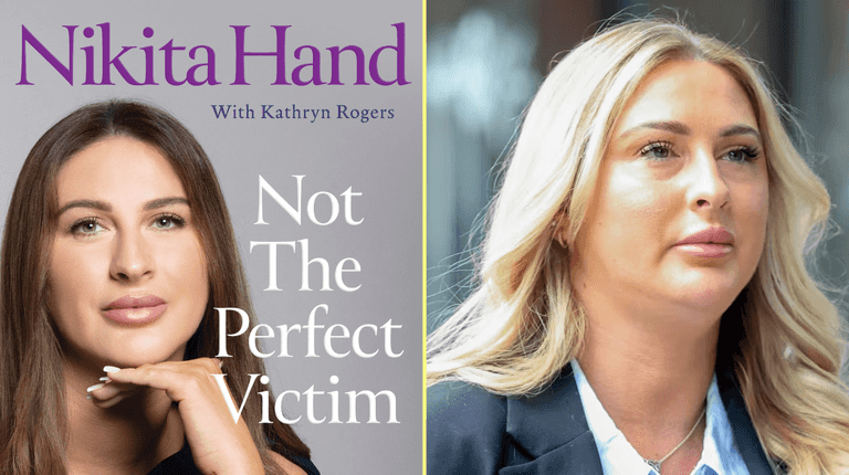 Nikita Hand will publish her memoir ‘Not the Perfect Victim’ in September Nikita Hand will publish her memoir ‘Not the Perfect Victim’ in September
