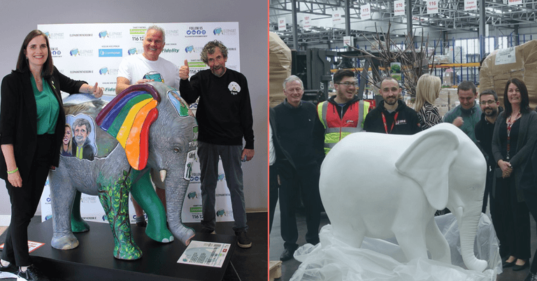 Charlie Bird to lead herd of elephants with Samaritans this weekend Charlie Bird to lead herd of elephants with Samaritans this weekend