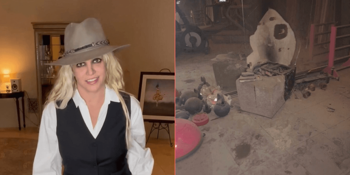 Britney Spears shares unseen photo of burned down gym as she ‘reflects’ on the 2020 incident