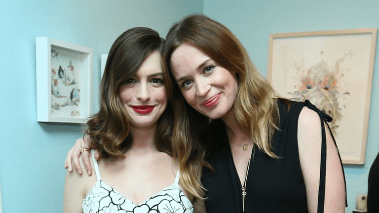 Anne Hathaway and Emily Blunt reveal how they met on The Devil Wears Prada set Anne Hathaway and Emily Blunt reveal how they met on The Devil Wears Prada set