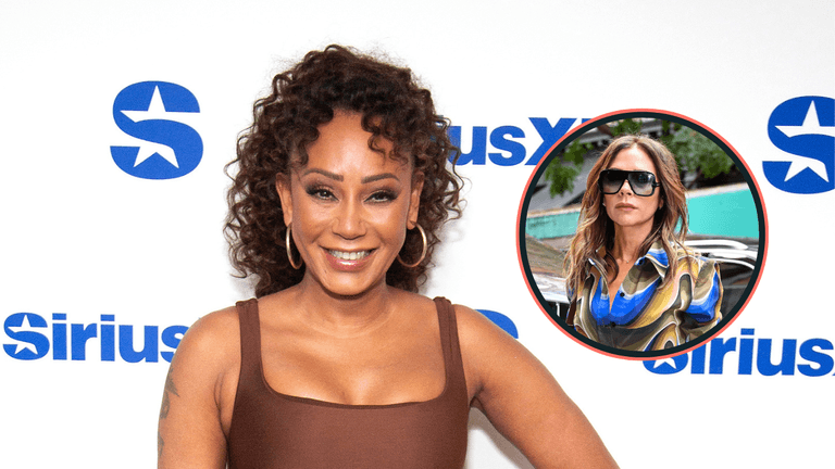 Mel B reveals Victoria Beckham has designed her wedding dress Mel B reveals Victoria Beckham has designed her wedding dress