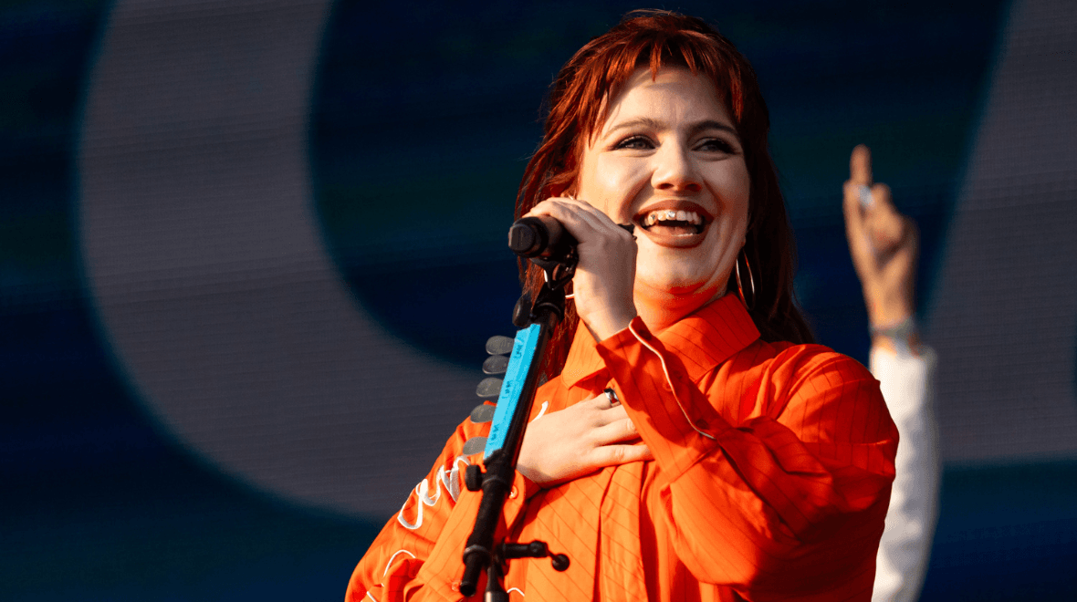 CMAT cements herself as Irish music royalty with electric Glasto set