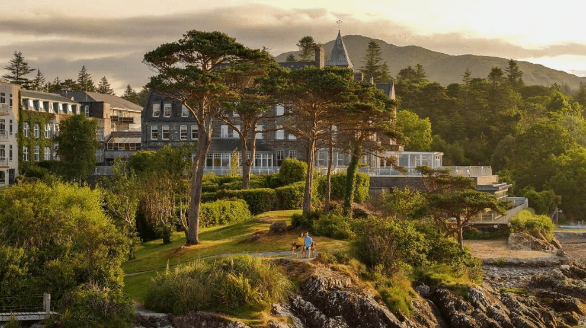 The Co. Kerry resort with a private beach and luxury spa is perfect for an Irish getaway