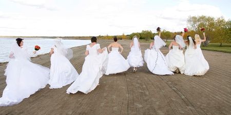 Racing Brides Take to the Galway Race Track, All in the Name of Charity