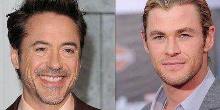 Battle of the Hotties: Chris Hemsworth vs Robert Downey Jnr