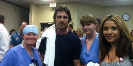 Christian Bale Visits Victims of the Colorado Shooting in Hospital
