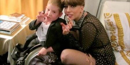 Lady Gaga Takes Some Time to Spend An Evening with A Special Little Monster