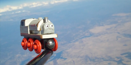 A Loving Dad Sends Stanley the Train into Space for His Four-Year-Old Son