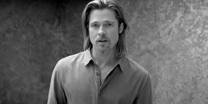 Say What? Brad Pitt Talks About… Something… in New Chanel No. 5 Advert