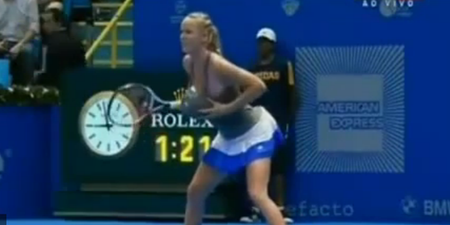 The Tennis Craic: Wozniacki Packs Her Boobs And Bottom For A Big Impersonation