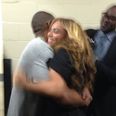 Bey’s Biggest Moment: Post-Performance Snaps With The Girls And Cuddles With Jay-Z