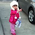 Get Ready to Practice Your “Awww”: Adorable Girl Tries to Catch the Moon