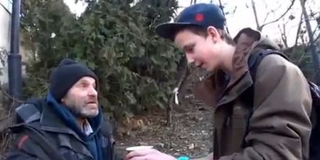VIDEO: Street Magician Knows How To Make A Homeless Man’s Day