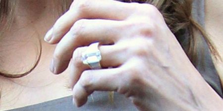 Have They Gotten Married Already?! Actress Ditches Her Engagement Ring For A Single Gold Band