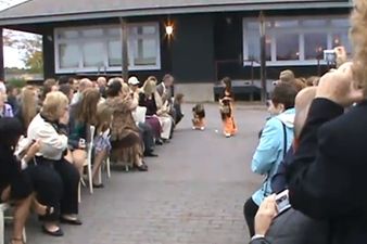 “Stop Throwing Them!” Flower Girl Does Her Part To Save The Environment