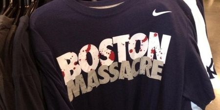 “They Keep Ending Up Back On The Rack!” Nike Withdraw Offensive “Boston Massacre” T-Shirts