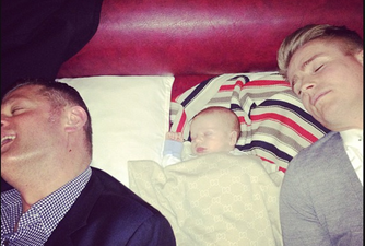 PHOTO: Pippa And Brian Share Snaps Of Baby Ollie Hanging Out Backstage At The Saturday Night Show