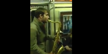 VIDEO: This Is What Happens When You Take Your Sax Out On The NYC Subway