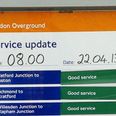 PICTURE: London Overground Have A Message For You