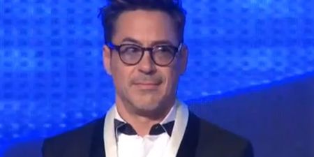 VIDEO: Robert Downey Jr Busts Some Gangnam Style Moves On Stage