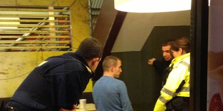 PICTURE: Drunk Guy Gets Himself Stuck In Baby Chair In McDonald’s, Gardaí Get Called In