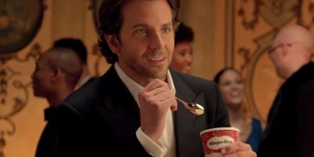 VIDEO: Ok, Everyone Breathe. Bradley Cooper Is In A Haagen-Dazs Commercial