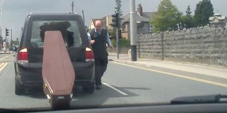 Epic Fail! Grave Mistake Made by Hearse Driver in Drogheda