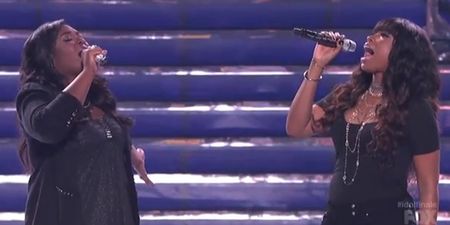 VIDEO: The Awkward Moment Jennifer Hudson Tries To Out-Sing Someone On American Idol…