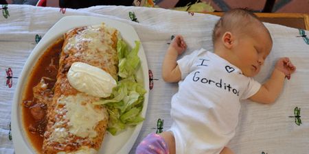 PICTURE – Maybe Burrito Baby? This New Photo Trend Is A Bit Strange… And Yet Appetising