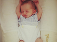 Sleepyhead! WAG Posts Snapshot Of Her Newborn Enjoying The Sun