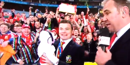 VIDEO – What A Guy, Brian O’Driscoll Was Every Bit The Gentleman During Interview After The Lions Game