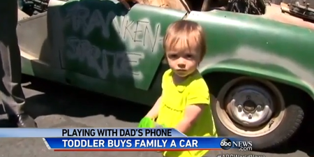 VIDEO – “Toddler Shoppers Gone Wild!” – 14-Month-Old Buys Car Off E-Bay Using Parent’s Smartphone