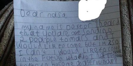 PICTURE – 7-Year-Old Boy Writes To NASA Asking How To Become An Astronaut… And They Replied